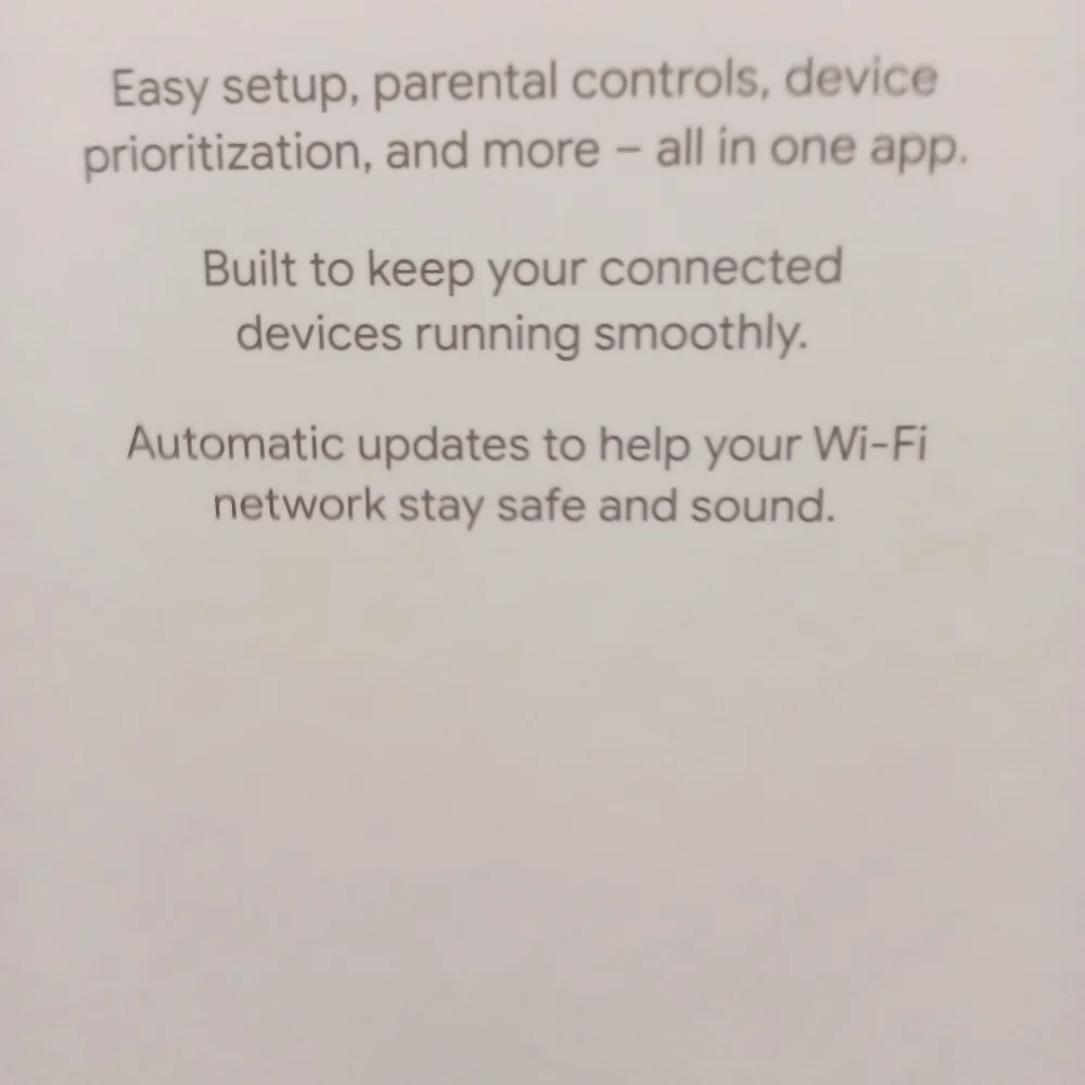 Google router